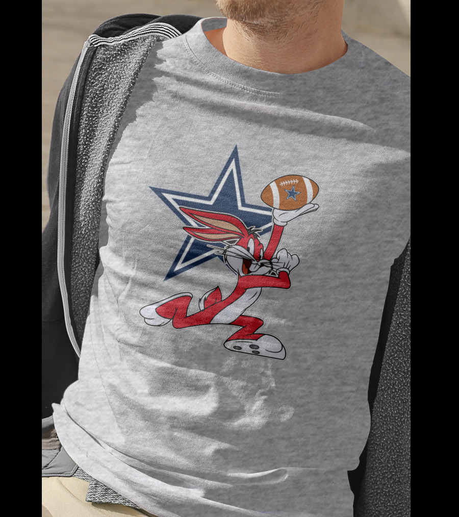 Dallas Cowboys Bugs Bunny Football Star T-Shirt