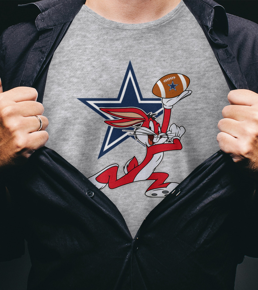 Dallas Cowboys Bugs Bunny Football Star T-Shirt