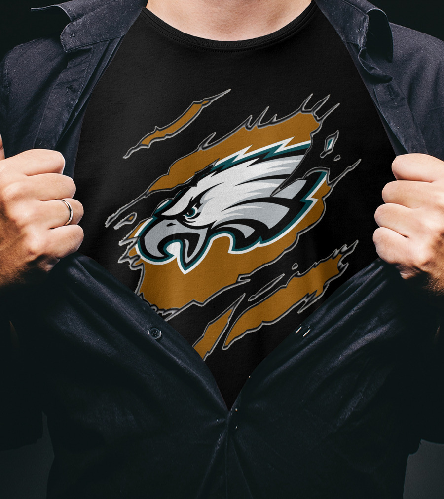 Philadelphia Eagles Logo Burst T-Shirt