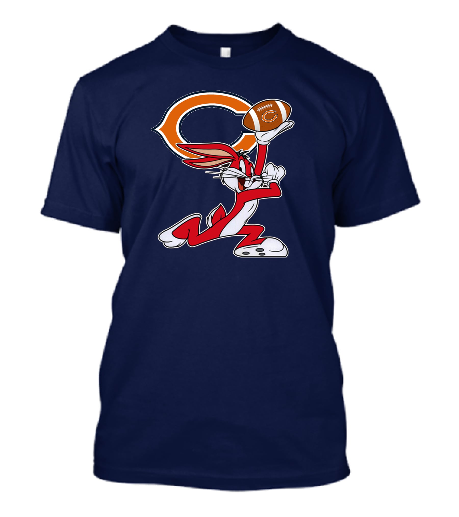 Chicago Bears Bugs Bunny Chiefs Football T-Shirt