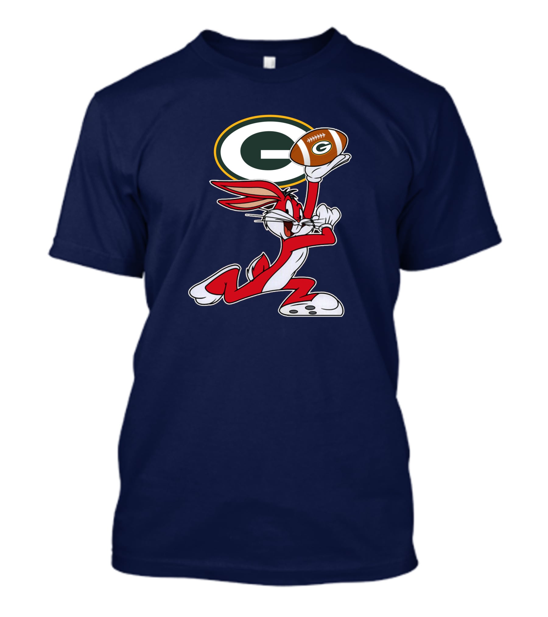 Green Bay Packers Bunny Football T-Shirt