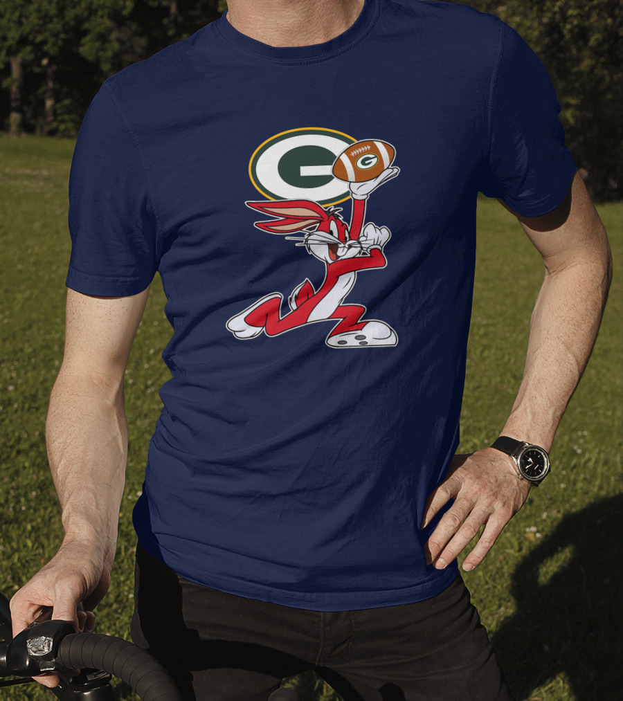 Green Bay Packers Bunny Football T-Shirt