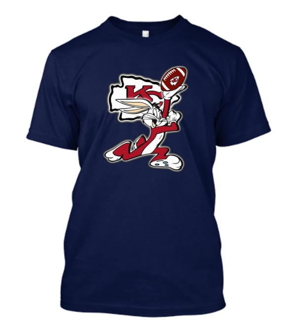 Kansas City Chiefs Bugs Bunny Football Kansas State T-Shirt