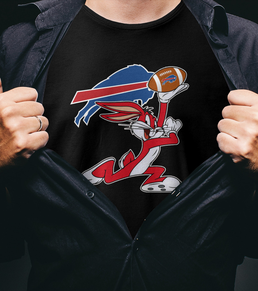 Buffalo Bills Bugs Bunny Football Chiefs T-Shirt