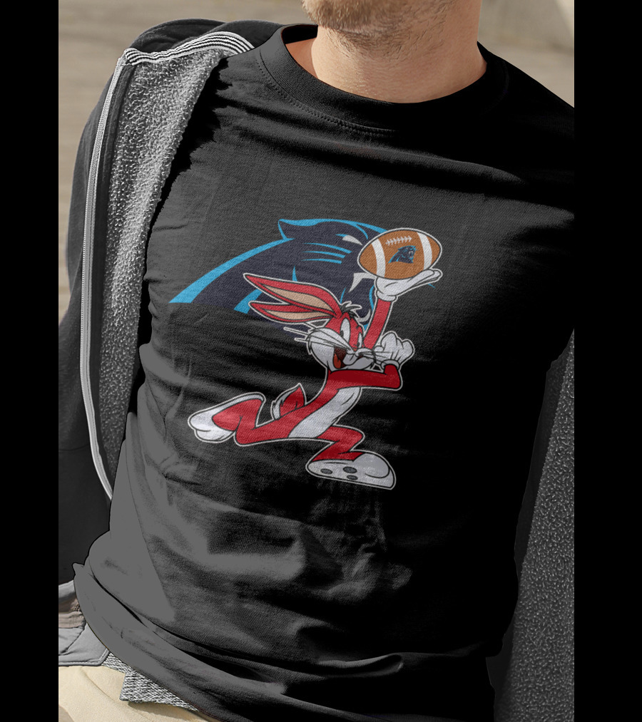 Carolina Panthers Bugs Bunny Football Chiefs T-Shirt