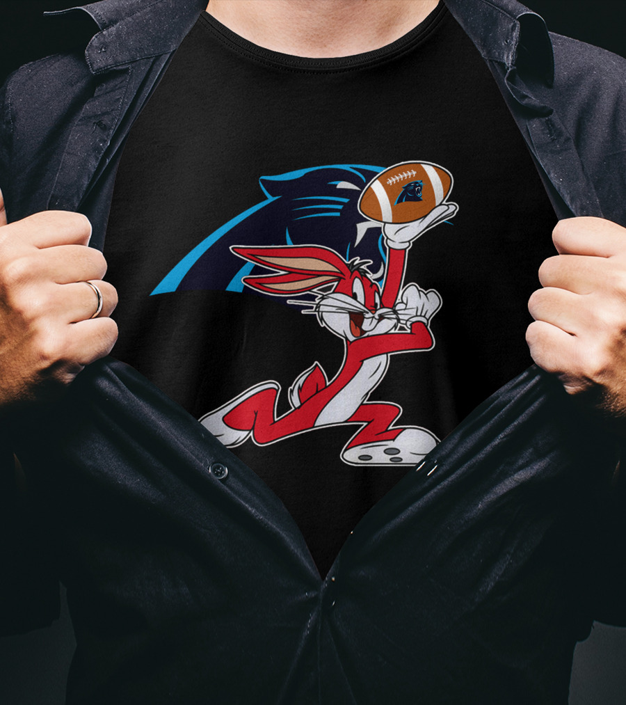 Carolina Panthers Bugs Bunny Football Chiefs T-Shirt