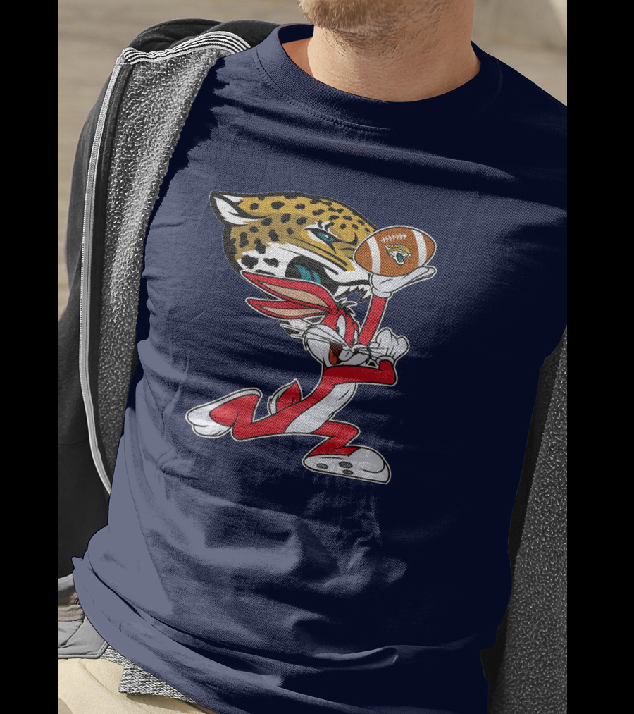 Jacksonville Jaguars Football Bunny Chiefs Collaboration T-Shirt