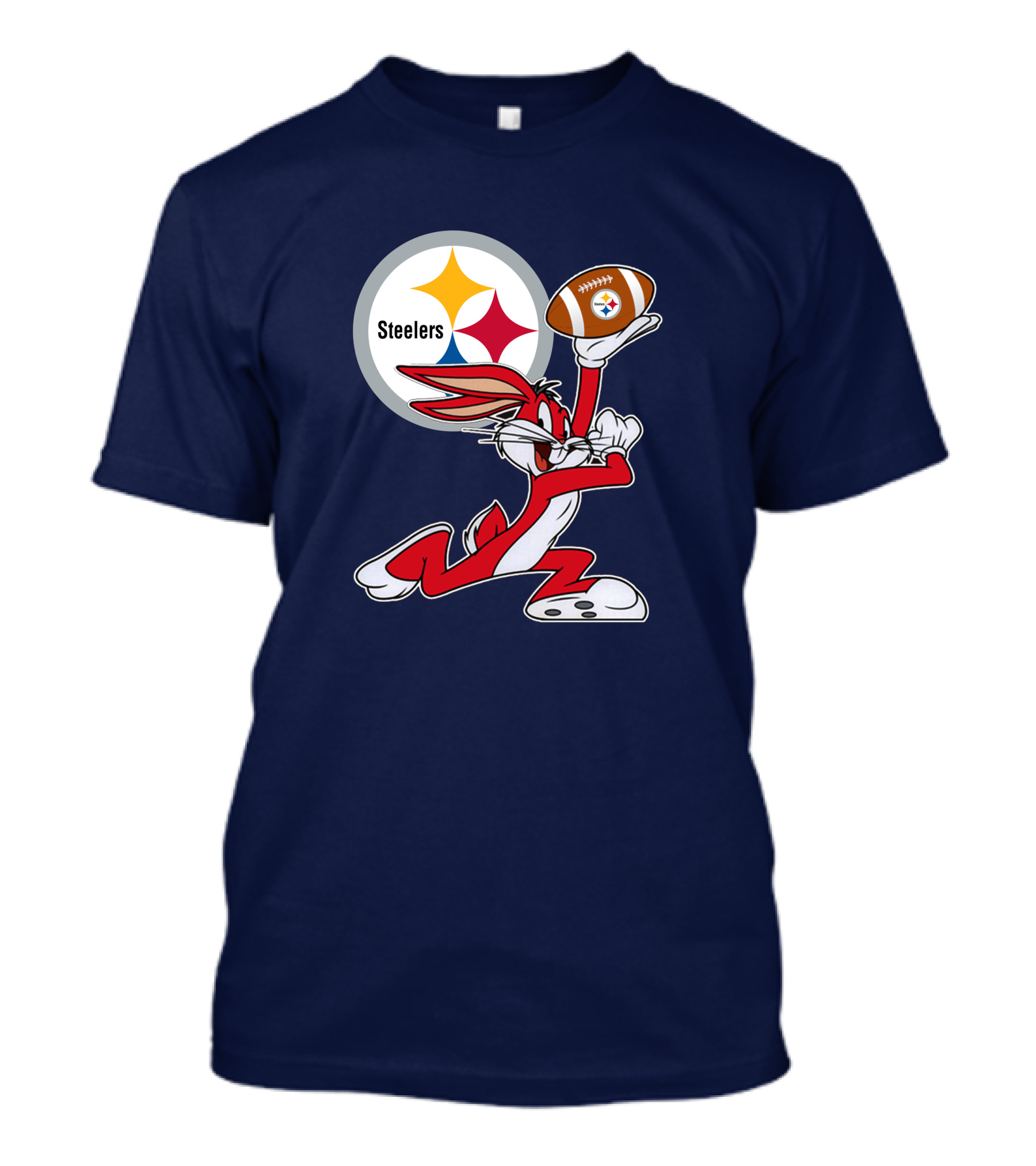 Pittsburgh Steelers Bunny Football T-Shirt