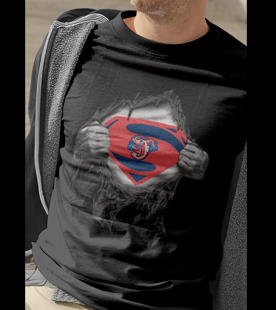 Jacksonville Jumbo Shrimp Super Hero T-Shirt