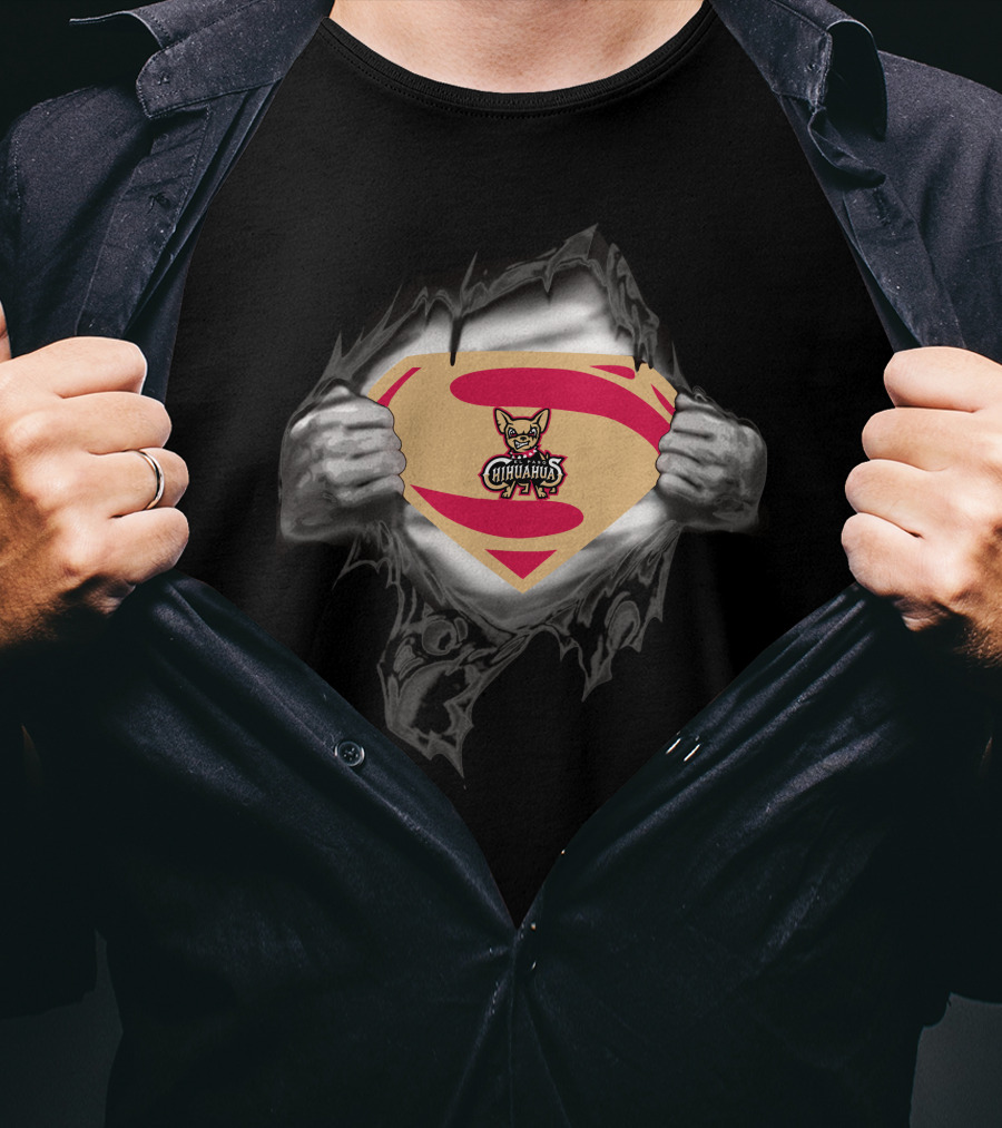 El Paso Chihuahuas Superman Shield T-Shirt