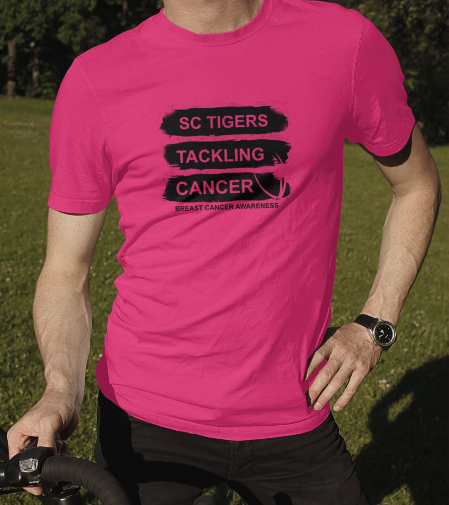 SC Tigers Tackling Cancer Breast Cancer Awareness T-Shirt