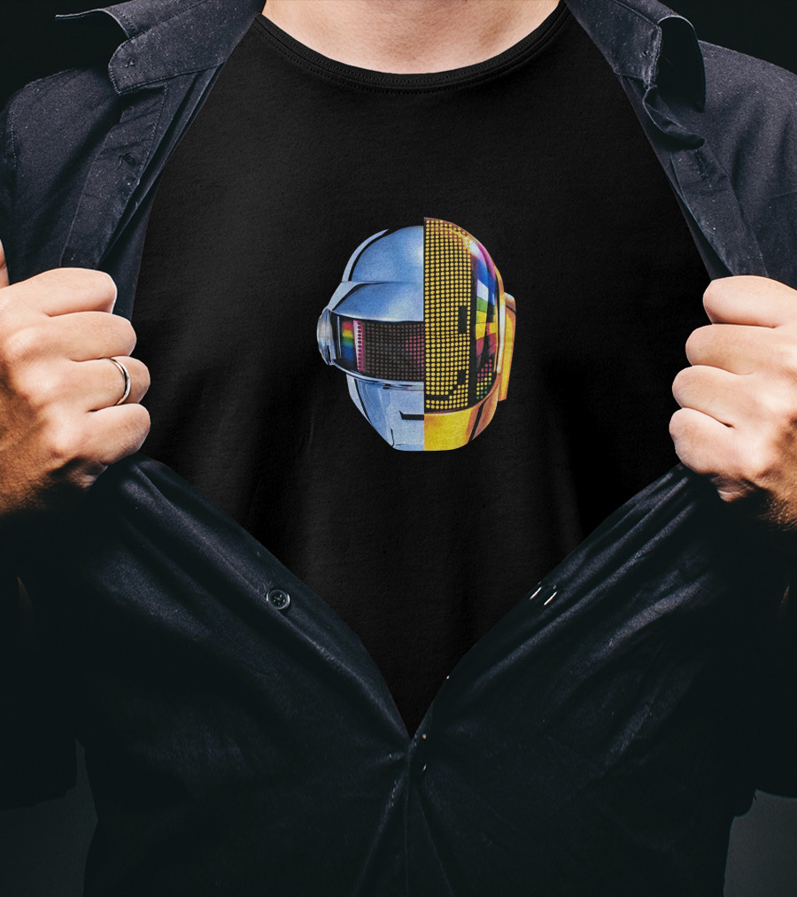 Custom Daft Punk Helmet T-Shirt