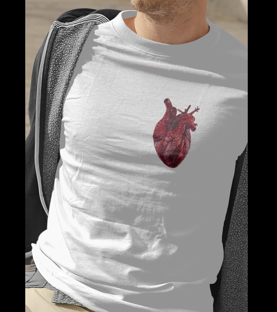 Anatomical Realistic Heart T-Shirt
