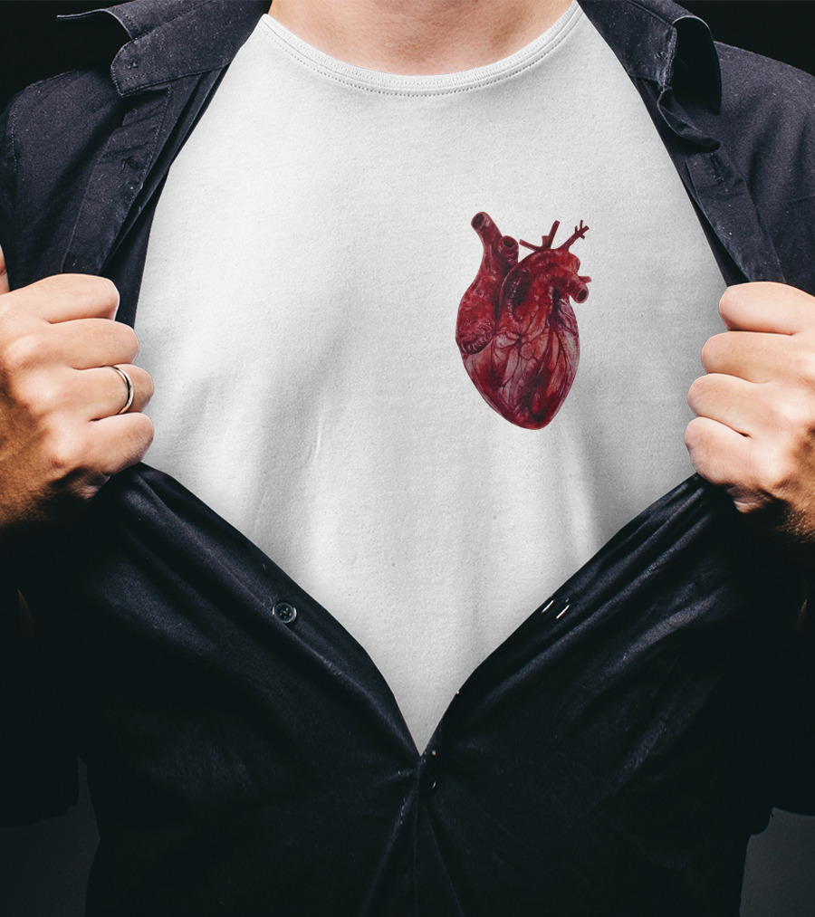 Anatomical Realistic Heart T-Shirt