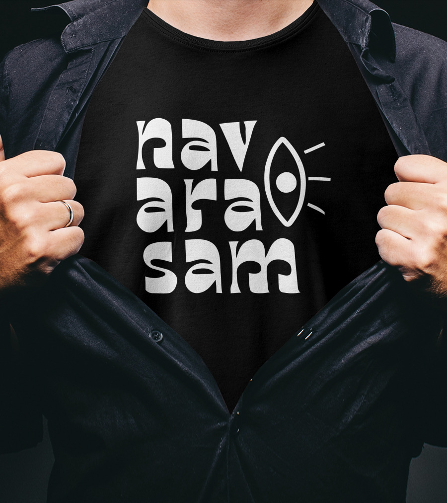 Navarasam Eye Symbol Typography By Sruthi Ranjani T-Shirt