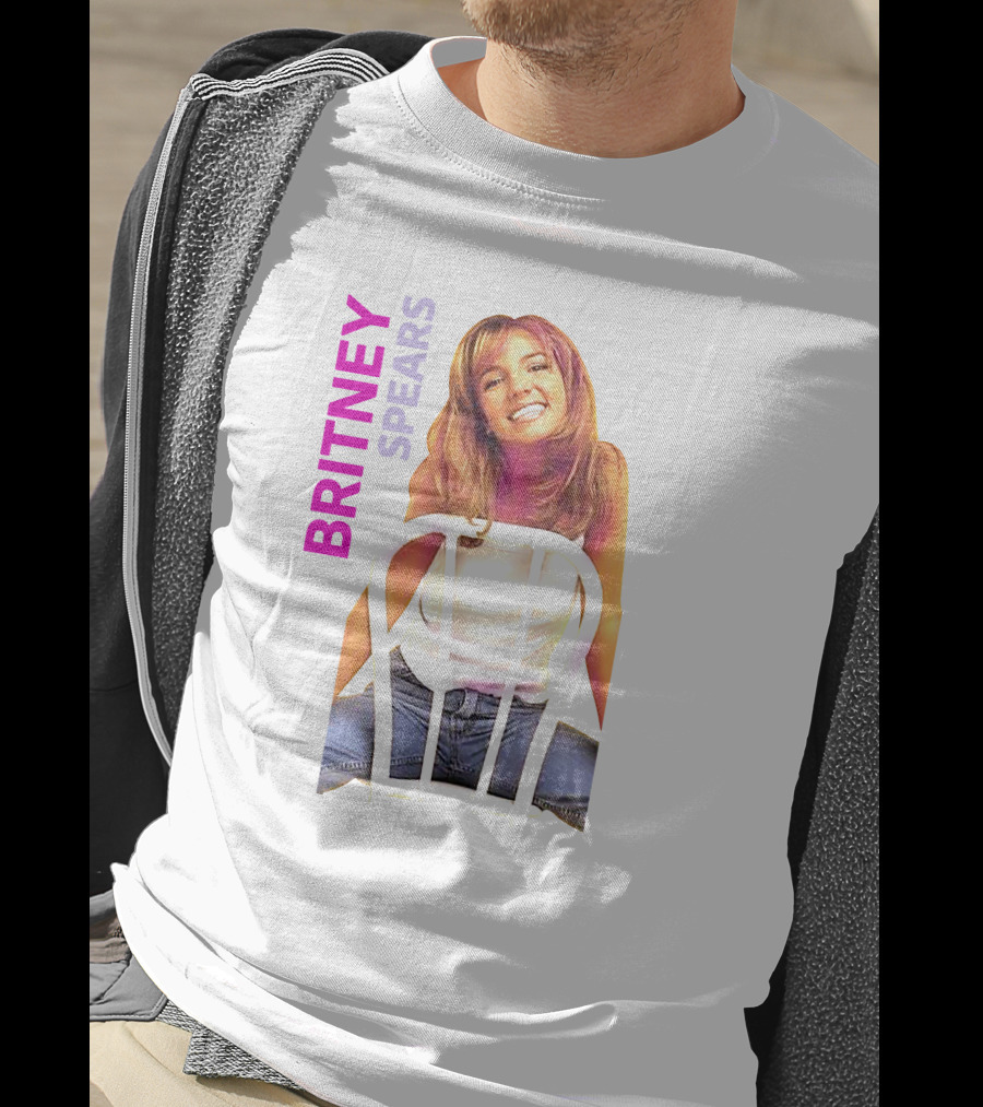 Britney Spears Iconic Sitting Pose With Chair T-Shirt
