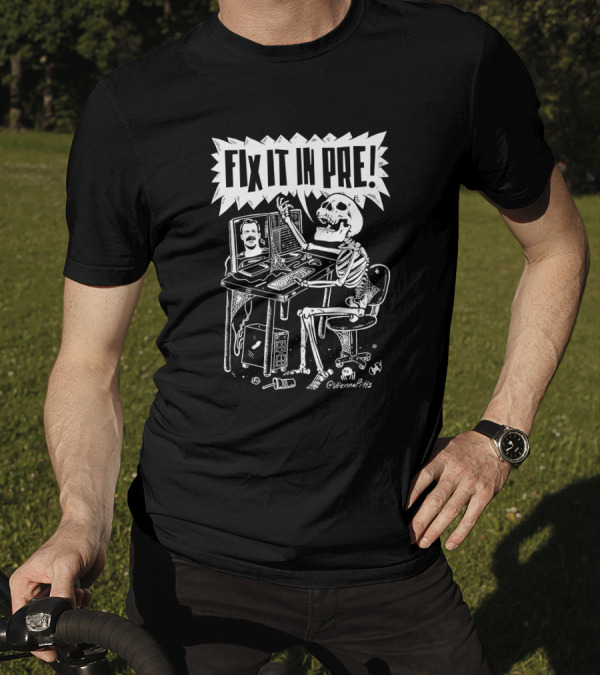Webuildmechs Fix It In Pre Skeleton At Computer Vienna Pitts T-Shirt
