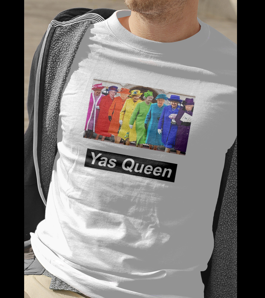 Yas Queen Rainbow Fashion T-Shirt