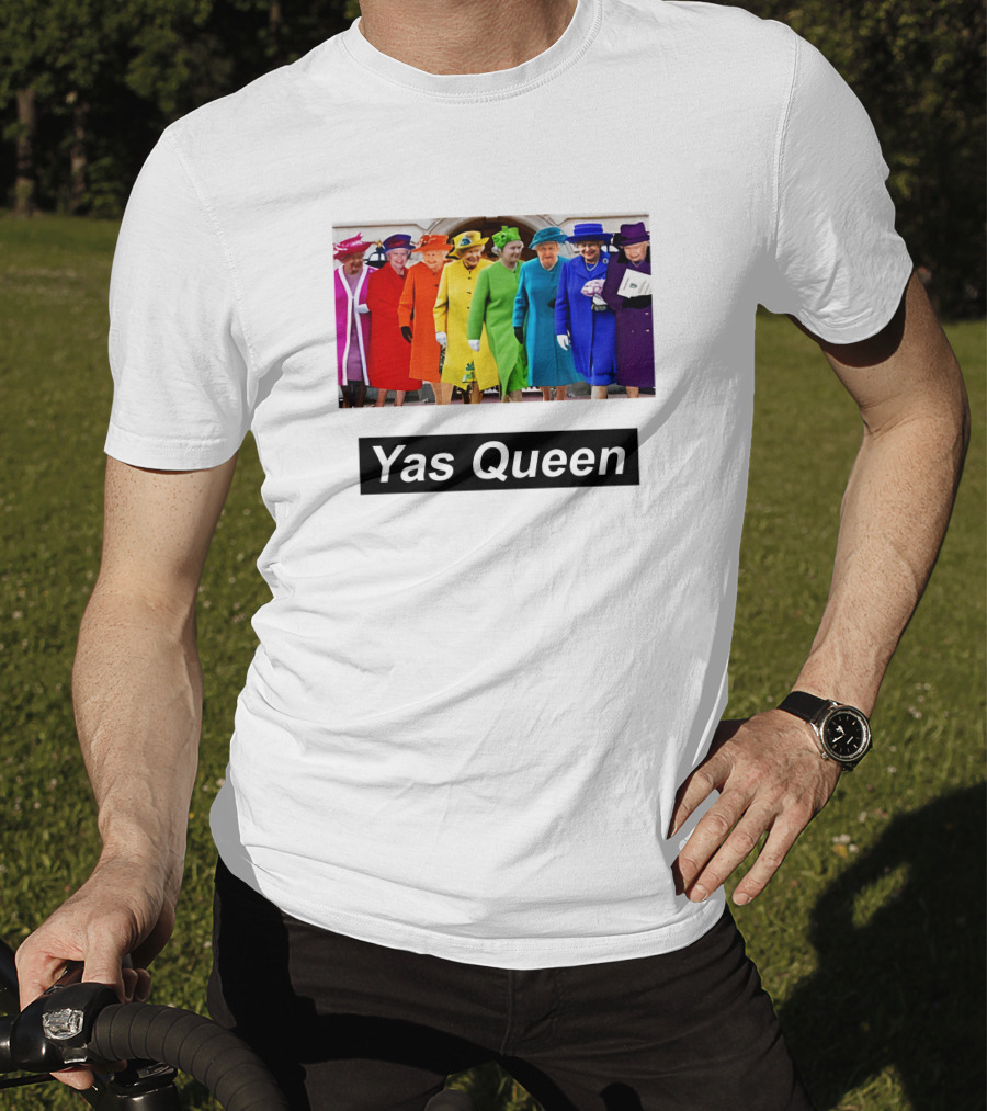 Yas Queen Rainbow Fashion T-Shirt