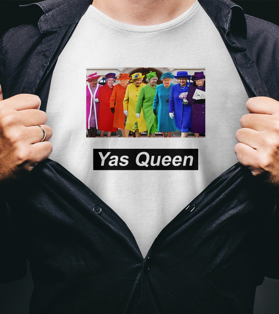 Yas Queen Rainbow Fashion T-Shirt