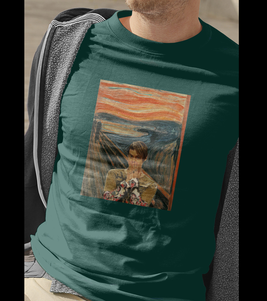 Livefromnewyork Stefon X The Scream Fusion T-Shirt