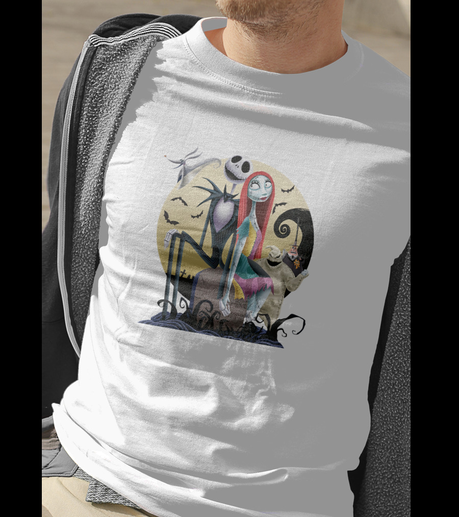 Lizgillies Jack Sally Oogie Boogie Nightmare Before Christmas T-Shirt