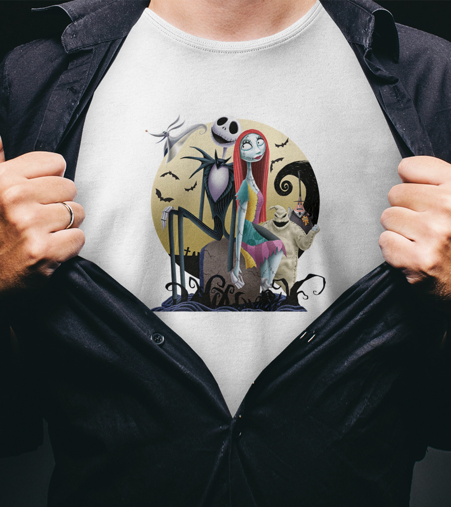 Lizgillies Jack Sally Oogie Boogie Nightmare Before Christmas T-Shirt