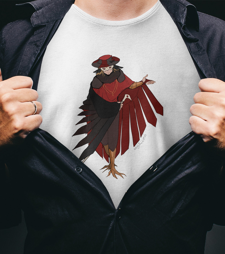 Wolfythewitch Philza Red Raven Aesthetic Fan T-Shirt
