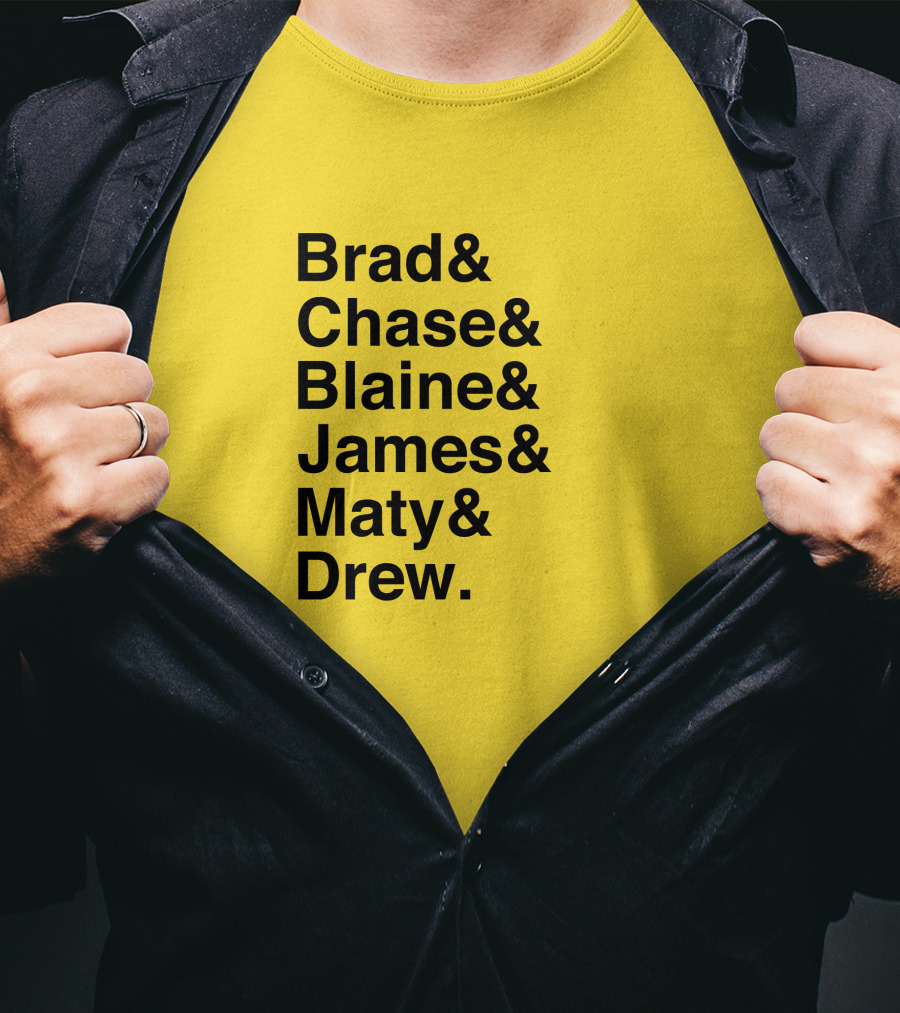 Brad Chase Blaine James Maty Drew 573 Tees Collaboration T-Shirt