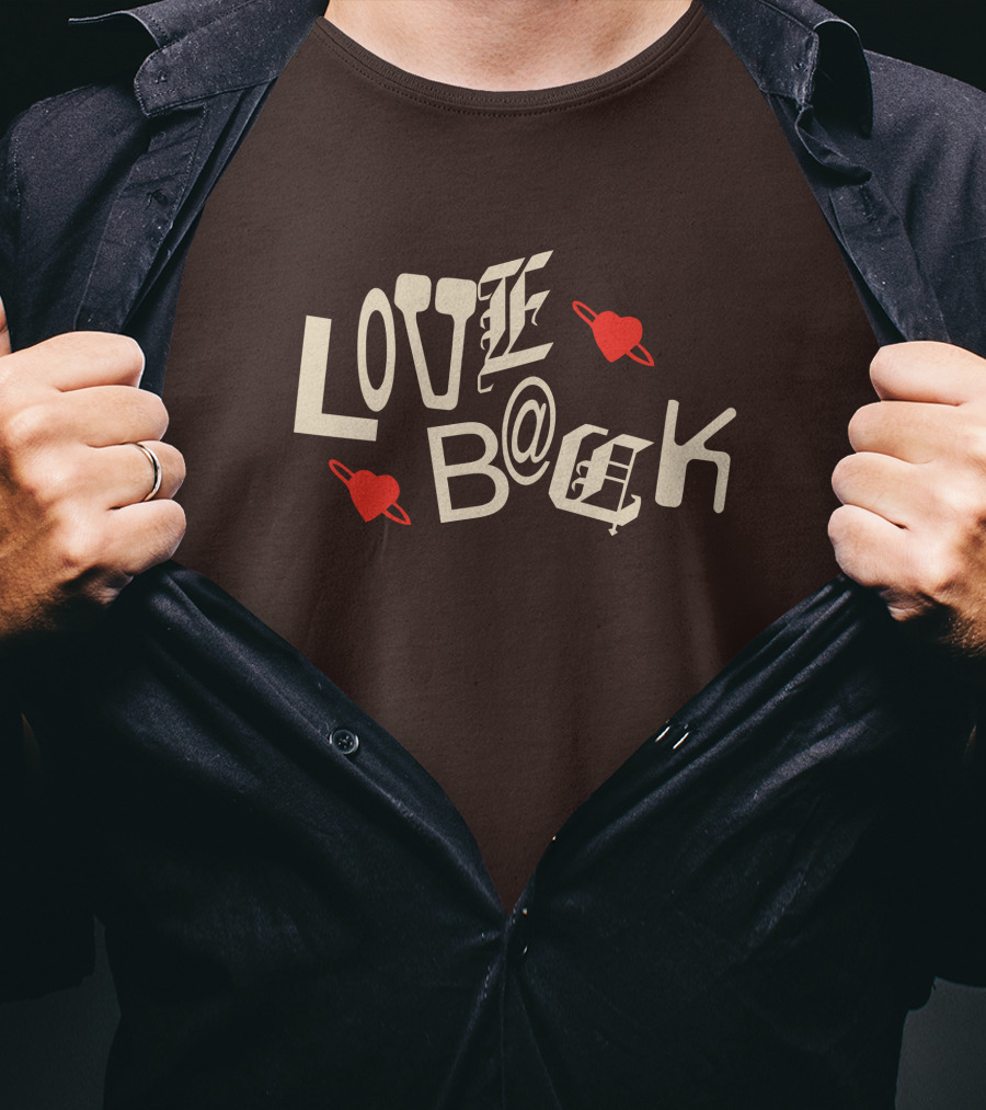 Why Don't We Merch Love Back Cupid Hearts T-Shirt