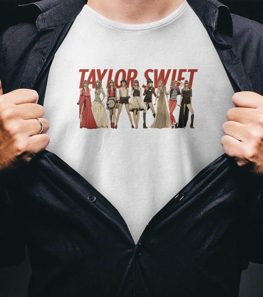 Taylor Swift Red Taylor's Version Eras Outfits T-Shirt
