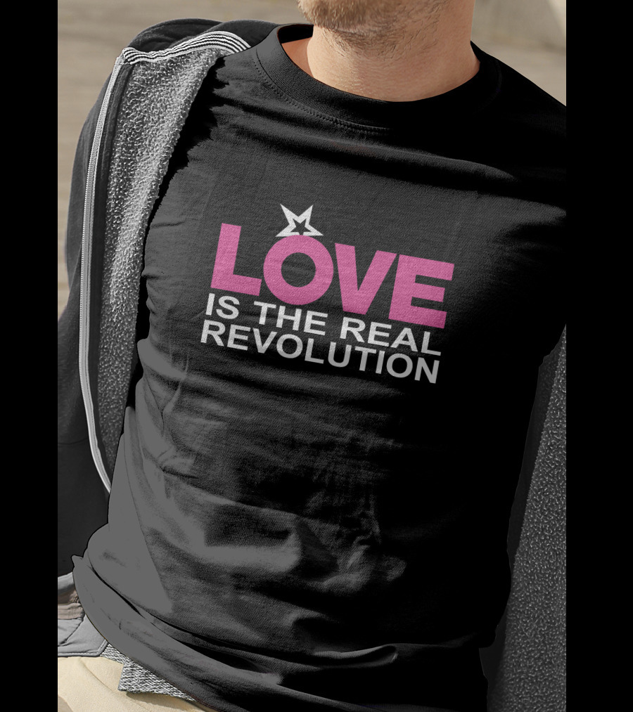 Alessia Pancotti Love Is The Real Revolution Star T-Shirt