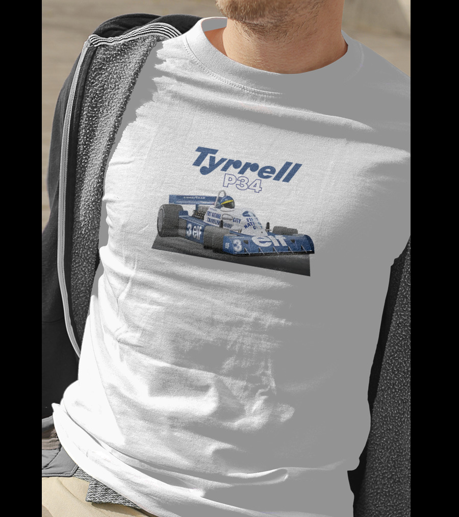 Tyrrell P34 Elf Racing Car Motor Sport Magazine 1977 T-Shirt