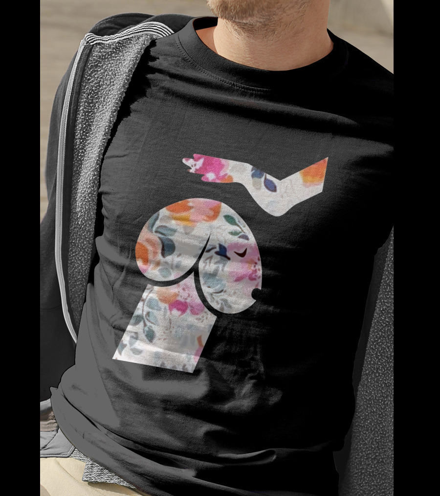 A Perfect Dog Lovers Floral T-Shirt