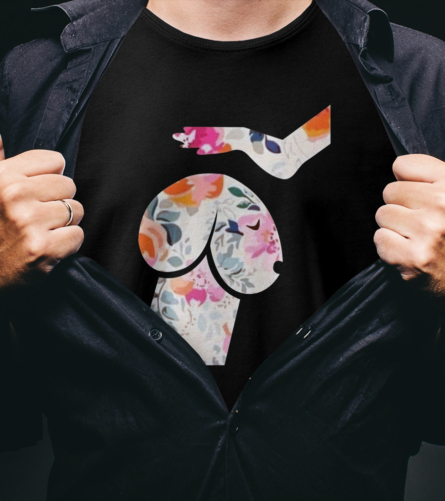 A Perfect Dog Lovers Floral T-Shirt