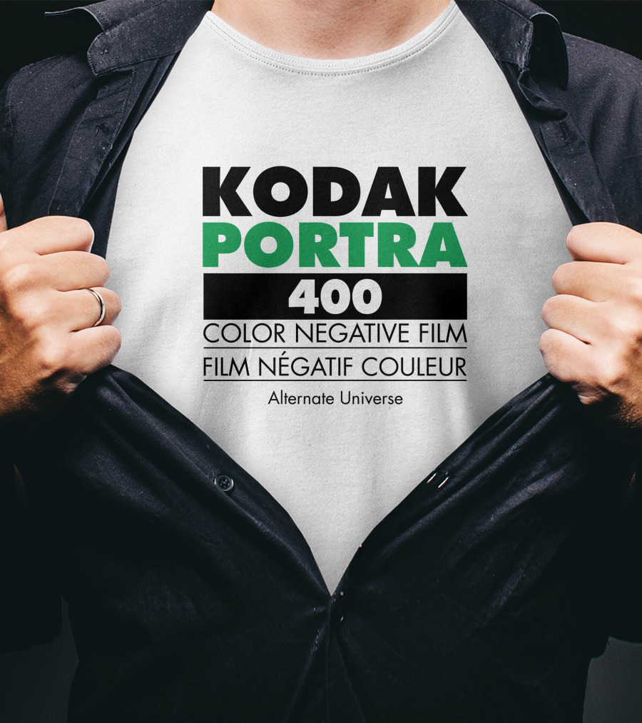 KODAK PORTRA 400 Color Negative Film Alternate Universe T-Shirt