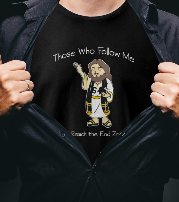 Scott Dochterman Those Who Follow Me Number Six Will Reach The End Zone Football T-Shirt