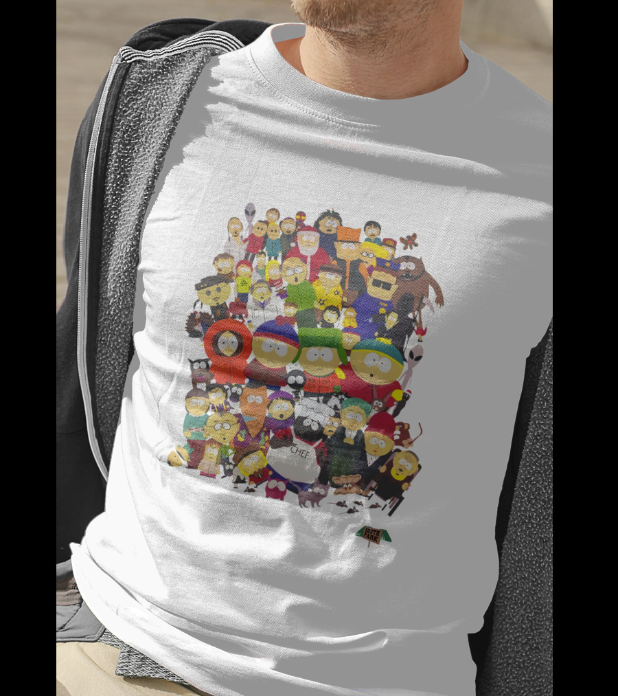 South Park Characters Collection Featuring Iconic Cast And Classic Figures T-Shirt