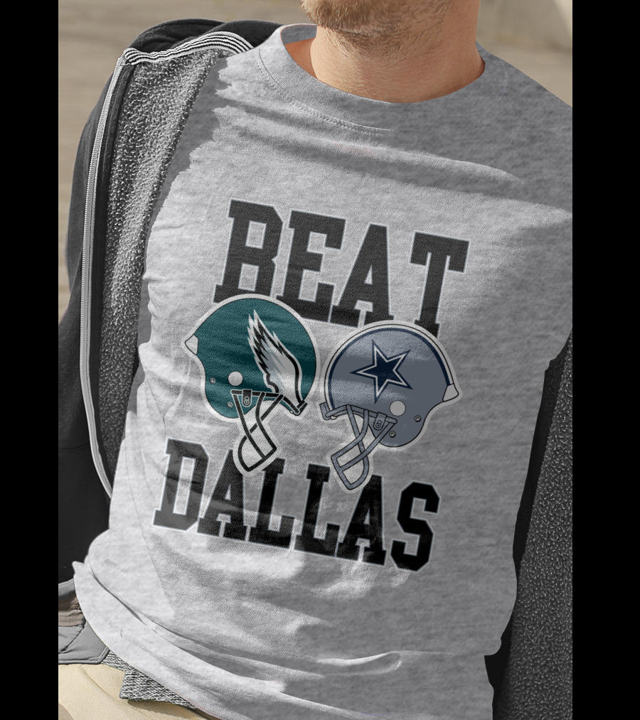 Nick Sirianni Beat Dallas Eagles Helmet Showdown T-Shirt