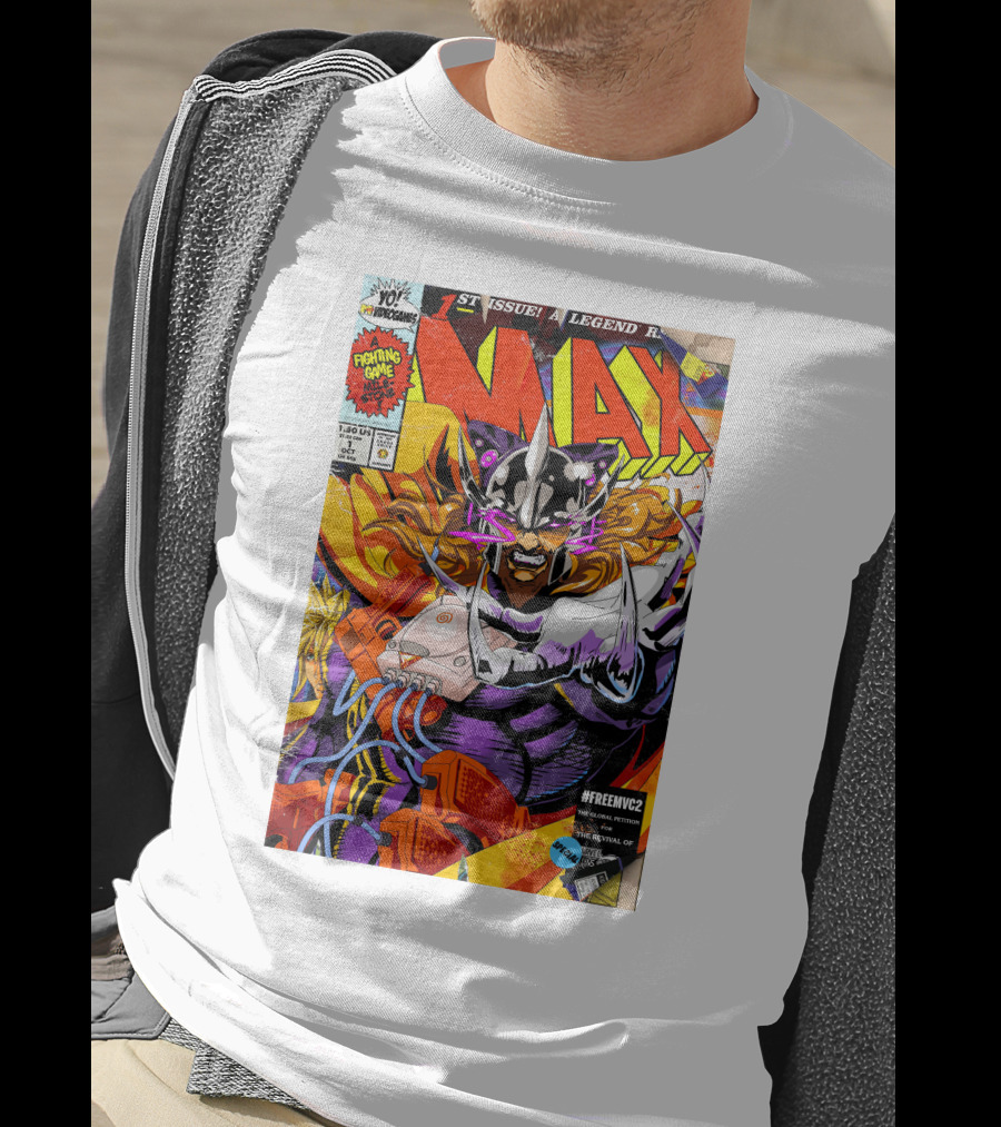 Freemvc2 The Scrubl0rd MAX Fighting Game Legend Comic T-Shirt