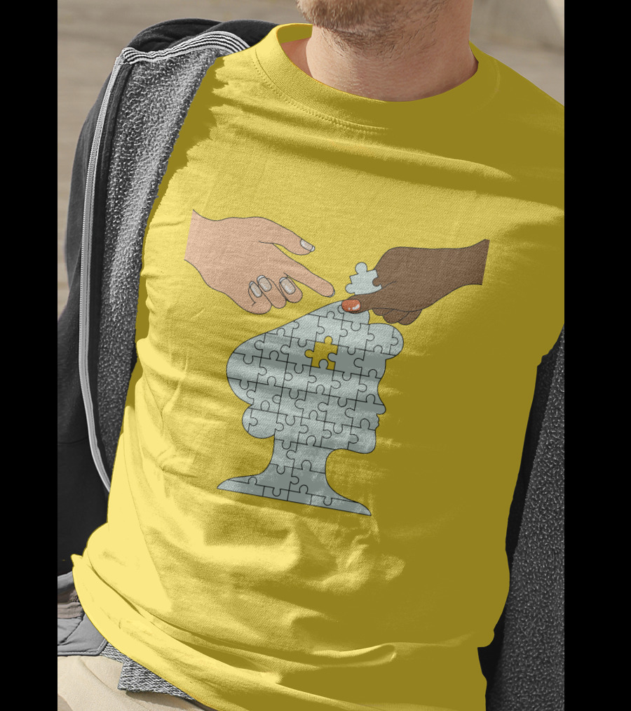 The Philanthropy Boys Club In Her Words Puzzle Head Collaboration T-Shirt