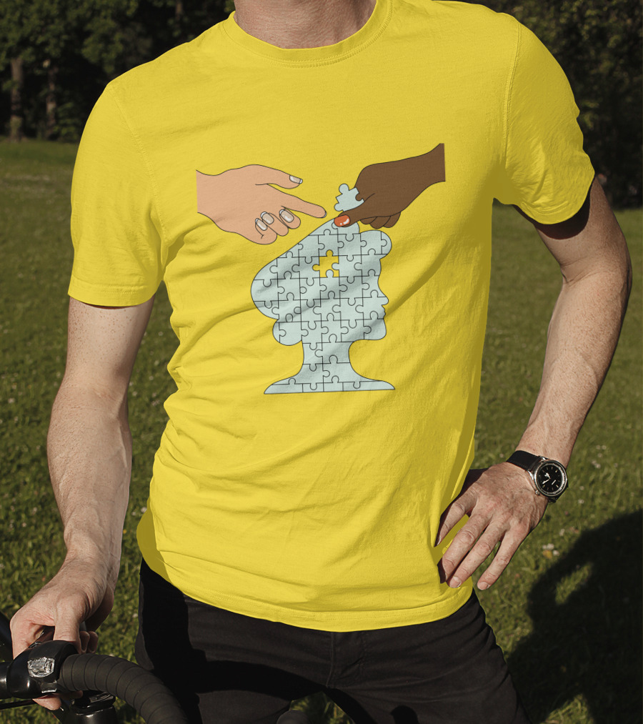 The Philanthropy Boys Club In Her Words Puzzle Head Collaboration T-Shirt