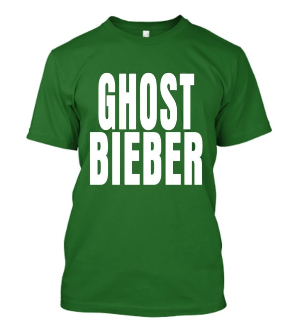 Shop Justin Bieber Music Ghost Bieber Crewneck T-Shirt