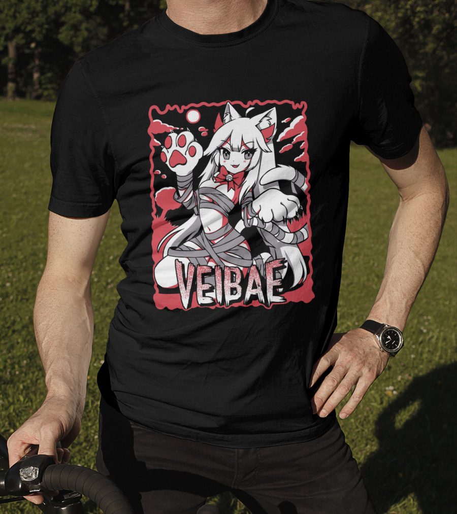 Lyn Veibae Halloween Paws Vtuber T-Shirt