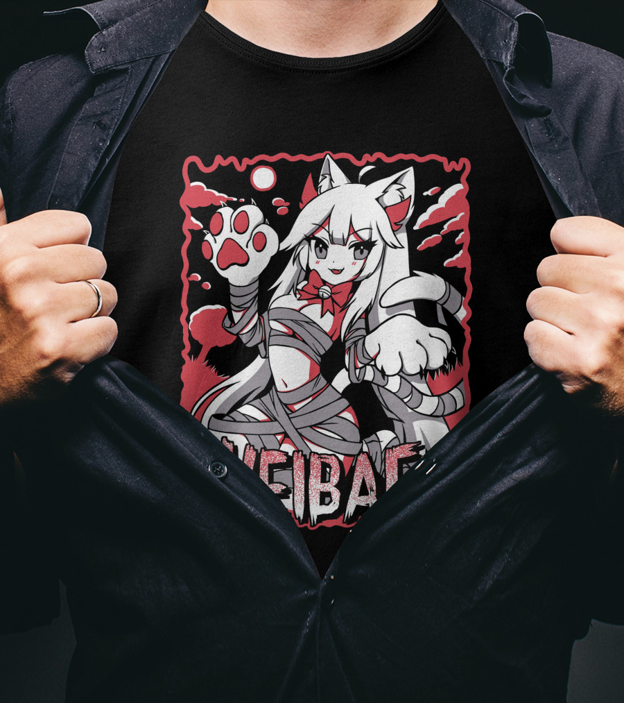 Lyn Veibae Halloween Paws Vtuber T-Shirt