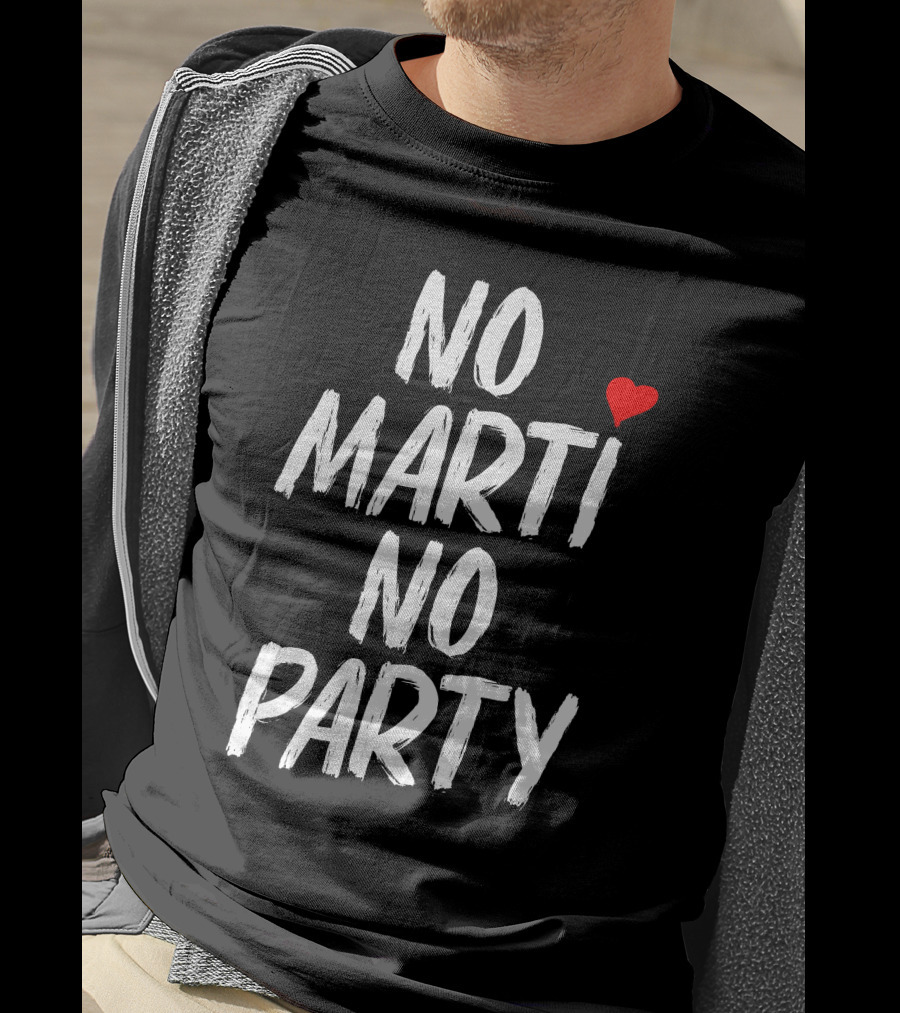 No Marti No Party Marti Pellow Reveals New T-Shirt