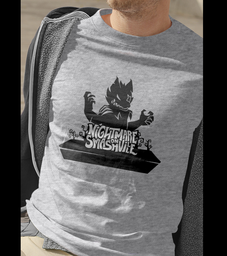 Nightmare On Smashville Werewolves Halloween T-Shirt