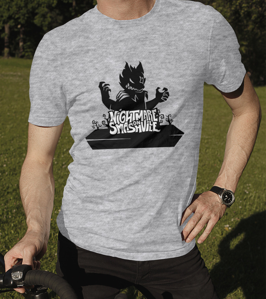 Nightmare On Smashville Werewolves Halloween T-Shirt