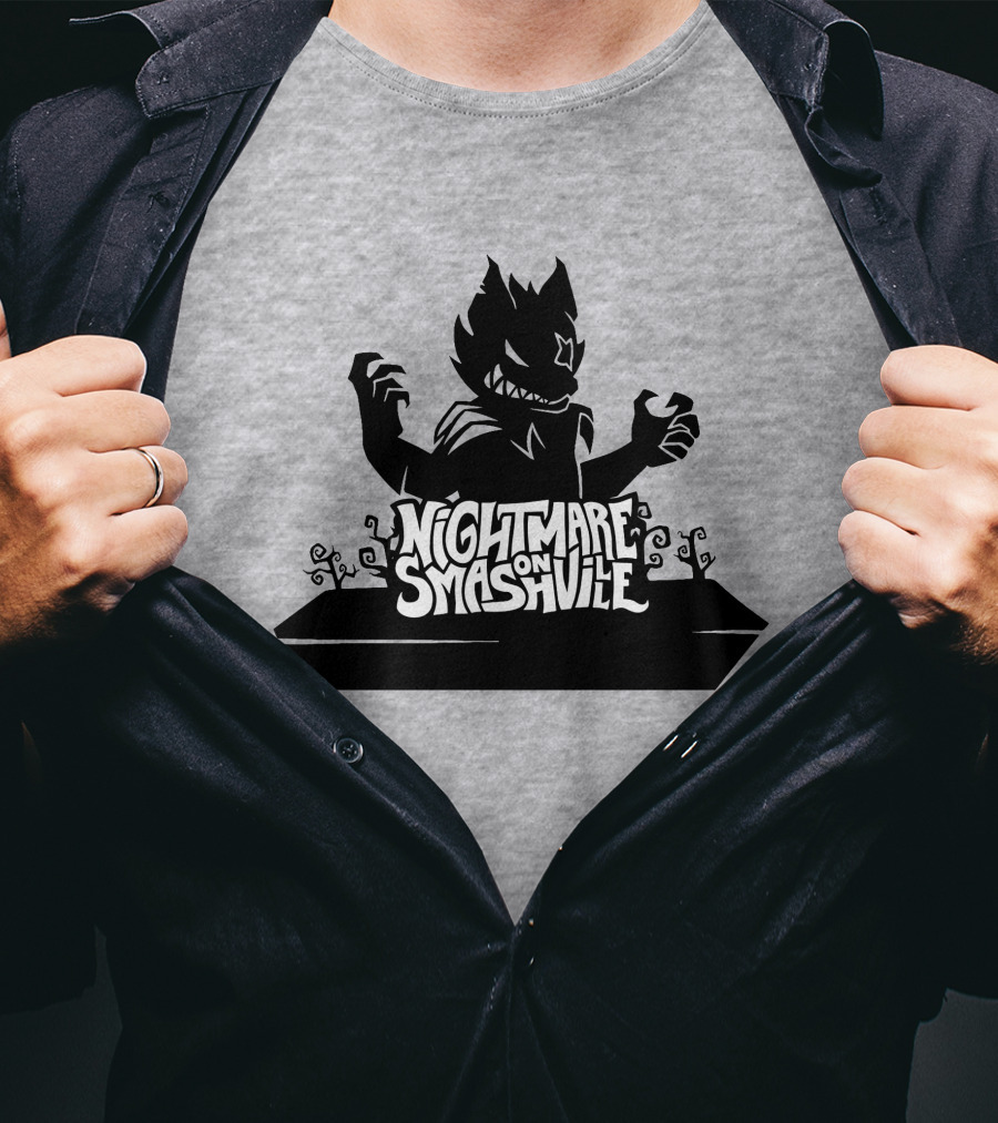 Nightmare On Smashville Werewolves Halloween T-Shirt