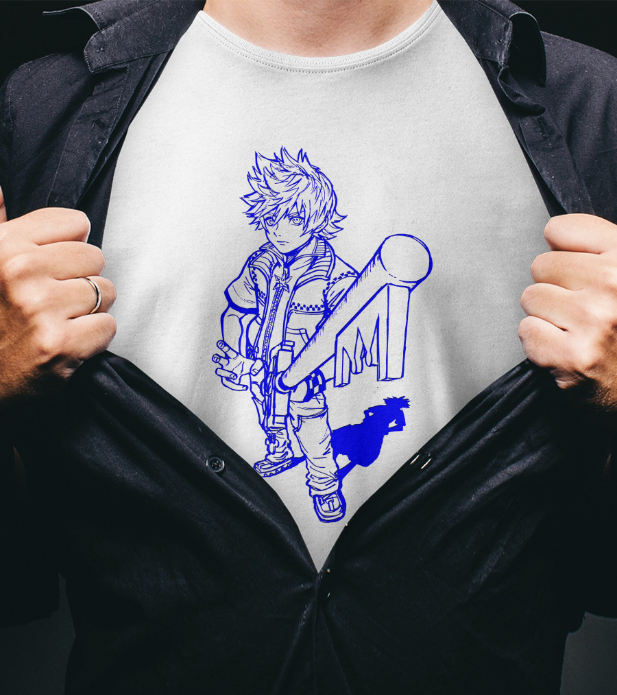Nairda GS Sora Keyblade Kingdom Hearts Fan T-Shirt